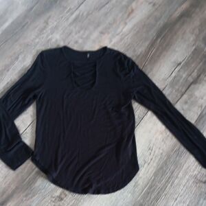 Womens Splash Black Shirt